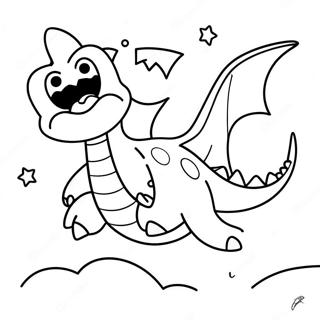 Pagina Para Colorear De Garchomp Volando En El Cielo 35924-29969