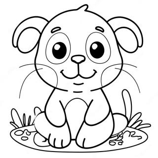 Pagina Para Colorear De Adorables Animales De La Letra A Corta 35964-29907