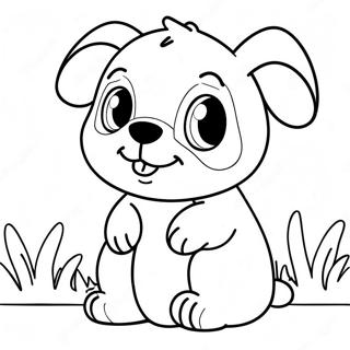 Pagina Para Colorear De Adorables Animales De La Letra A Corta 35964-30011