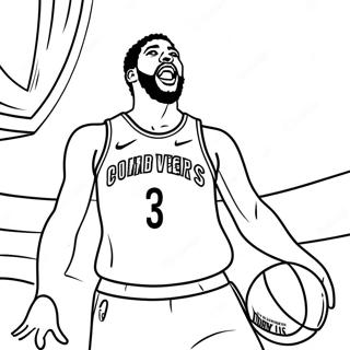 Pagina Para Colorear De Anthony Davis Haciendo Un Mate 35984-30022