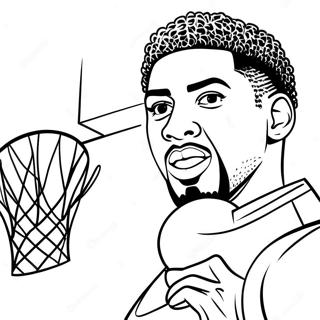 Pagina Para Colorear De Anthony Davis Haciendo Un Mate 35984-30023