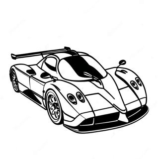 Pagina Para Colorear De Pagani Zonda En Accion 36014-30054