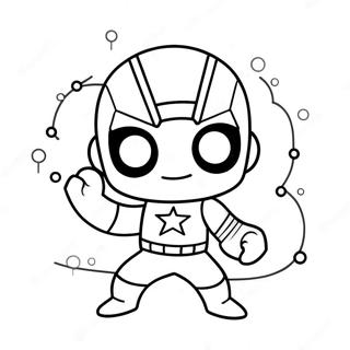 Pagina Para Colorear De Chibi Marvel 36083-30099