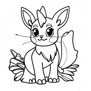 Pagina Para Colorear De Leafeon 36093-30107