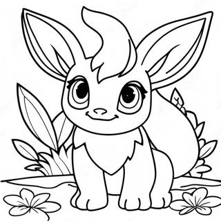 Pagina Para Colorear De Leafeon 36093-30108