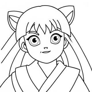 Pagina Para Colorear De Inuyasha 36123-30136