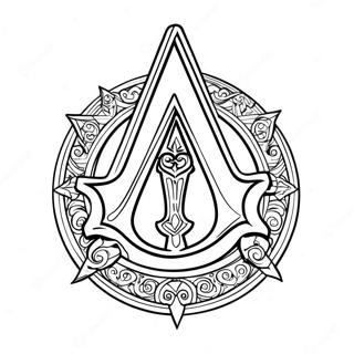 Pagina Para Colorear Del Logo De Assassins Creed 36263-30250