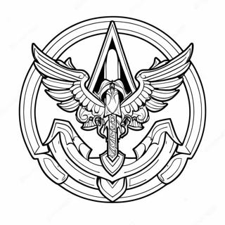 Pagina Para Colorear Del Logo De Assassins Creed 36263-30251