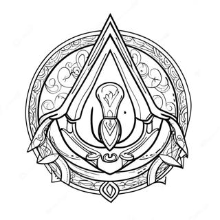 Pagina Para Colorear Del Logo De Assassins Creed 36263-30252