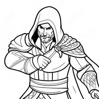 Pagina Para Colorear De Ezio Auditore En Accion 36264-30248