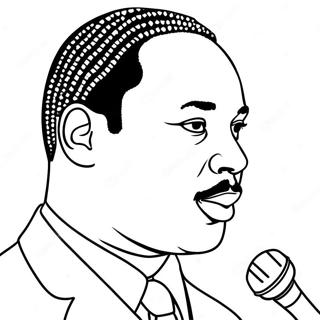 Pagina Para Colorear Del Discurso Inspirador De Martin Luther King Jr 36294-30270