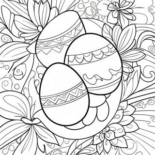 Huevos De Pascua Páginas Para Colorear