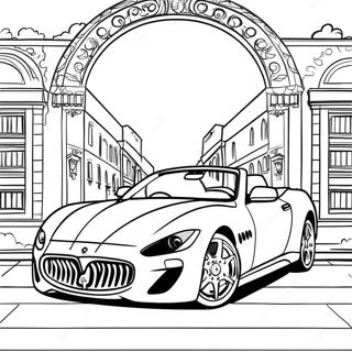 Pagina Para Colorear De Coche Deportivo Maserati 36354-30319