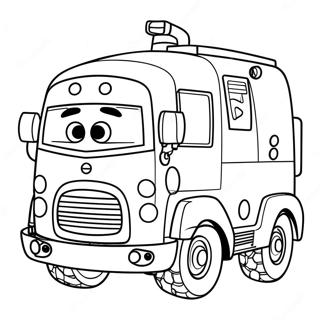 Pagina Para Colorear De Robocar Poli 36404-30346