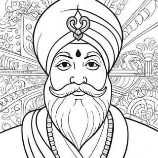 Pagina Para Colorear Sikh 36494-30420