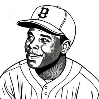 Pagina Para Colorear De Jackie Robinson 36504-30423