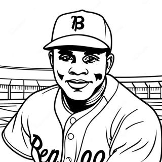 Pagina Para Colorear De Jackie Robinson 36504-30424