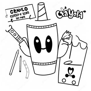 Pagina Para Colorear De Personajes De Pelicula Crayola 36655-30549