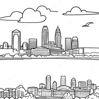 Pagina Para Colorear Del Horizonte De Cleveland 36796-30649