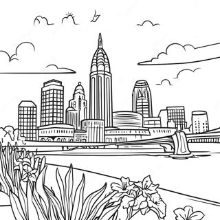 Pagina Para Colorear Del Horizonte De Cleveland 36796-30650