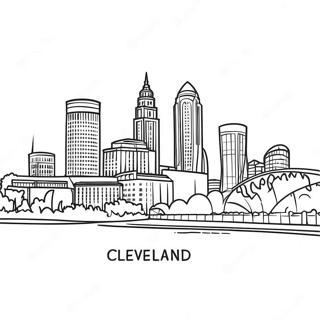 Pagina Para Colorear Del Horizonte De Cleveland 36796-30651