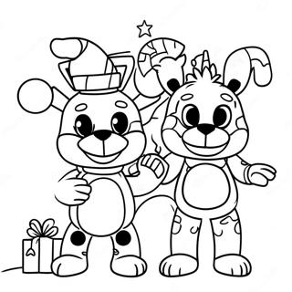 Pagina Para Colorear De Fnaf Navidad 36915-30755