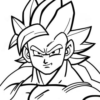 Pagina Para Colorear De Goku Super Saiyan 4 36995-30810