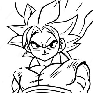 Pagina Para Colorear De Goku Super Saiyan 4 36995-30812