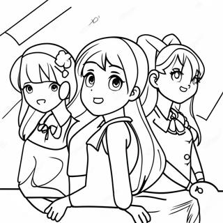 Doki Doki Literature Club Páginas Para Colorear