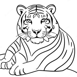 Pagina Para Colorear De Un Tigre Blanco 37075-30870