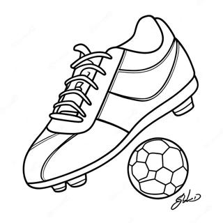 Pagina Para Colorear De Zapato De Futbol 37115-30907