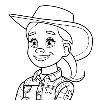 Pagina Para Colorear De Jessie De Toy Story 37165-30944