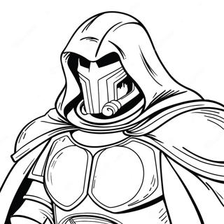 Dr Doom Páginas Para Colorear