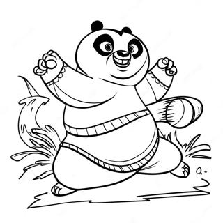 Pagina Para Colorear De Kung Fu Panda 3 37375-31107