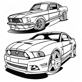 Pagina Para Colorear De Mustang Gt Deportivo 3739-3035