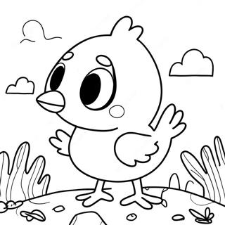 Pagina Para Colorear De Chicky Aventurero 37456-31184