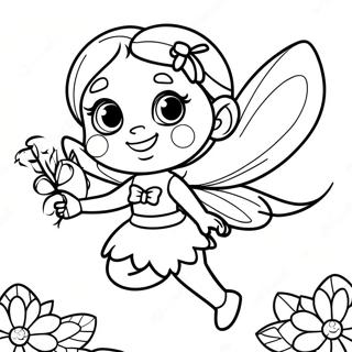 Pagina Para Colorear De La Hada Tink Brillante 37466-31191