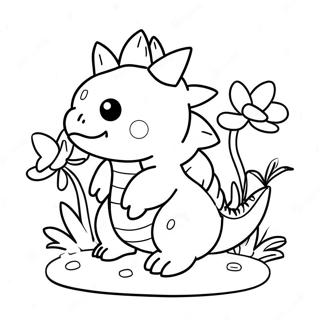 Pagina Para Colorear De Venusaur Bonito Con Flores 37516-31227