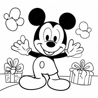 Feliz Cumpleaños Clubhouse De Mickey Mouse Páginas Para Colorear