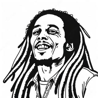 Pagina Para Colorear De Bob Marley 37706-31371