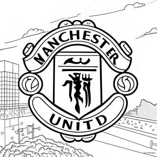 Manchester United Páginas Para Colorear