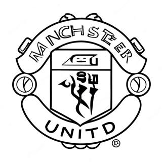 Pagina Para Colorear Del Logo De Manchester United 37797-31445