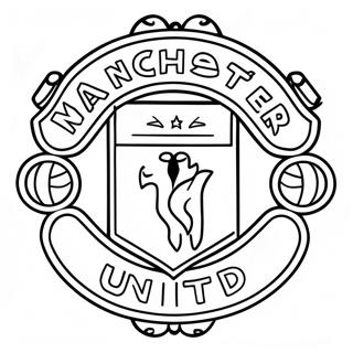 Pagina Para Colorear Del Logo De Manchester United 37797-31446