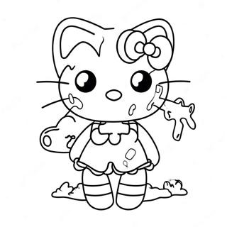 Pagina Para Colorear De Hello Kitty Zombie 37896-31536