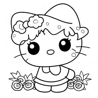 Hello Kitty Zombie Páginas Para Colorear