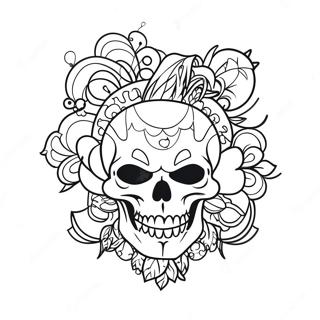 Pagina Para Colorear De Tatuaje Tradicional Americano 37976-31588