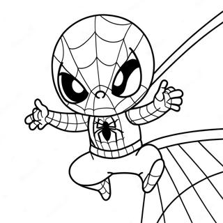 Pagina Para Colorear De Chibi Spiderman 37996-31603