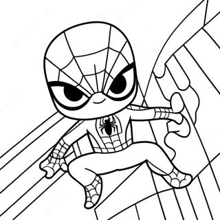 Pagina Para Colorear De Chibi Spiderman 37996-31604