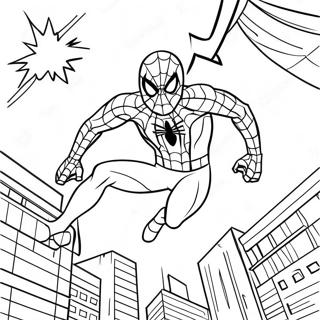 Pagina Para Colorear De Spiderman Feliz Cumpleanos 38136-31718