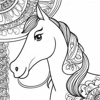 Pagina Para Colorear De Caballo Arabe 38186-31750